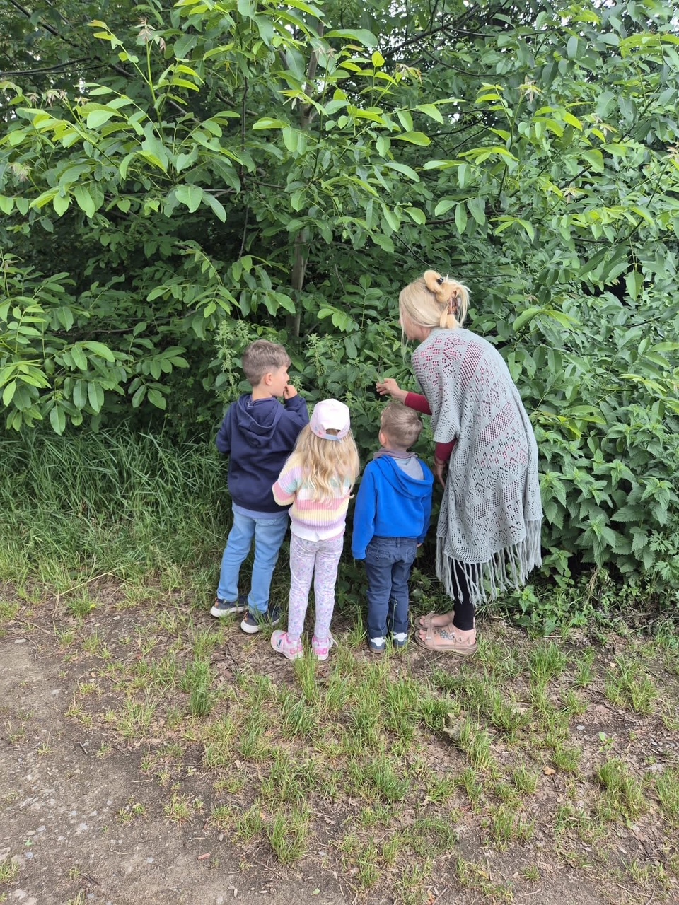 Kräuterspaziergang mit Kindern
